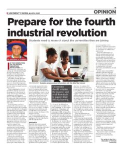 Assoc Prof Krishna N Sharma Article Fourth Industrial Revolution