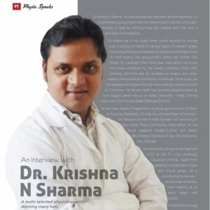 Assoc Prof Krishna N Sharma Physiotimes interview